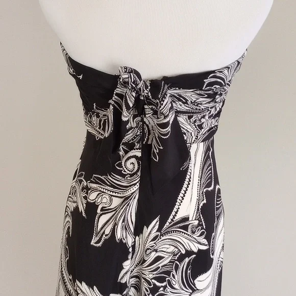 WHBM Halter / Strapless Silk Dress​ Size 4 - Picture 6 of 10